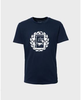T-shirt Crest & Logo Blue Navy